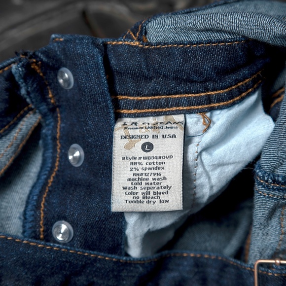 Women's Denim Overalls - Picture 5 of 8